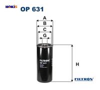 OIL FILTER OP 631 FOR PLAXTON RENAULT TRUCKS OPTARE VOLVO FH/12/16/II FH12 FL