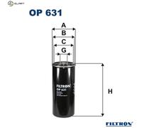 FILTRON OP 631 Oil filter