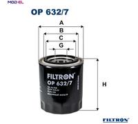 FILTRON OP 632/7 Oil filter