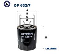 FILTRON OP 632/7 Oil filter