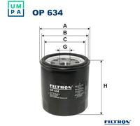 FILTRON OP 634 Oil filter
