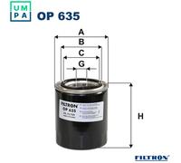 FILTRON OP 635 Oil filter