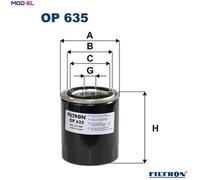 FILTRON OP 635 Oil filter