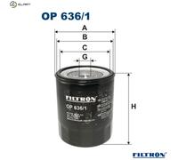 FILTRON OP 636/1 Oil filter