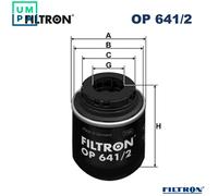 FILTRON OP 641/2 Oil filter