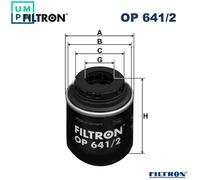 OIL FILTER OP 641/2 FOR SKODA OCTAVIA/II/Combi LAURA SUPERB VW GOLF/PLUS EOS