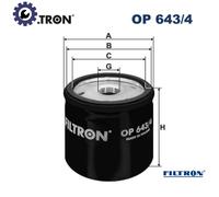 OIL FILTER OP 643/4 FOR RENAULT SCENIC/GRAND/II/MPV/III DUSTER/SUV MODUS EURO
