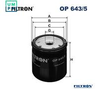 FILTRON OP 643/5 Oil filter
