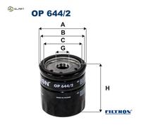 FILTRON OP 644/2 Oil filter