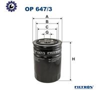 FILTRON OP 647/3 Oil filter