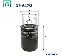 FILTRON OP 647/3 Oil filter
