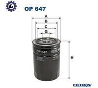 FILTRON OP 647 Oil filter