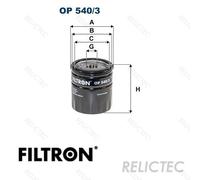 OIL FILTER FOR CITROËN JUMPER/Bus/Van/Platform/Chassis RELAY JUMPY DISPATCH 2.0L