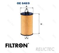 Oil Filter Opel Vauxhall:ASTRA K,Mk VII 7,J,MOKKA X,INSIGNIA A,Mk VI 6,B 650163