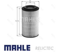 MAHLE Oil Filter Element - OX153D1
