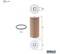 OIL FILTER OX 1048D FOR KIA STINGER/Hatchback/Van GENESIS G6DP 3.3L 6cyl STINGER