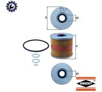 Knecht Filter Oil Filter OX 122D – Filter Insert for AUDI A8 D2