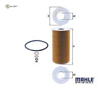 MAHLE ORIGINAL OX 126D Oil filter