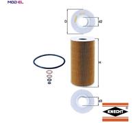 MAHLE OX126D OIL FILTER