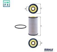 Mahle Original Oil Filter OX 1311D – Fits Audi A4/A5/A6/A6 Avant/Q5 (B9/C8)