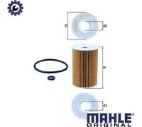 MAHLE OX 135/1D Oil Filter - Oil Filter with Gasket / Gasket Set
