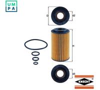 Oil Filter fits MERCEDES ML320 W163 3.2 98 to 02 M112.942 Mahle 0001802209 New