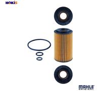MAHLE OX 153/7D2 Oil Filter - Oil Filter with Gasket/Gasket Set