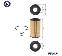 MAHLE OX 153D3 Oil filter