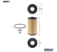 Mahle Oil Filter OX153D3 fits Mercedes CDI Engines - OE Matching Fit & Quality