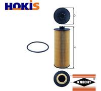 Oil filter MAHLE OX 155D for MAN F90 10.0 1994-1995