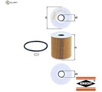 Oil Filter for BMW E39 525d, 530d MAHLE Original 11428513375, 11422247392