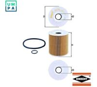KNECHT OX 156D1 Oil Filter for OPEL