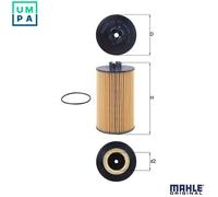 Mahle Oil Filter OX161D Mercedes Atego - Precision OE Matching Fit & Quality