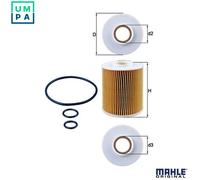 MAHLE OX 163/4D Oil filter