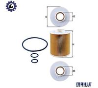 OX 163/4D Oil Filter Fits Honda Civic 7 Hatchback Opel Astra H Estate GTC Mahle