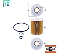 MAHLE OX 163/4D Oil filter