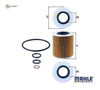 OIL FILTER OX 166/1D FOR BMW N46B20E/B20CD/B20CC/B20CB 2.0L 4cyl 3 SERIES 1.8L