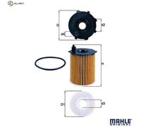 Mahle OX 171/16D Oil Filter