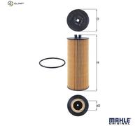 MAHLE OX174D OIL FILTER