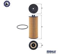 MAHLE OX 174D Oil filter