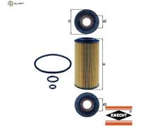 Oil filter Filter Insert OX 179D KNECHT for MERCEDES-BENZ E-CLASS S-CLASS