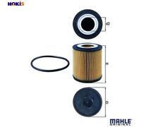 MAHLE OX 182D Oil Filter - Oil Filter with Gasket / Gasket Set
