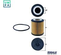 MAHLE OX 182D Oil Filter - Oil Filter with Gasket / Gasket Set