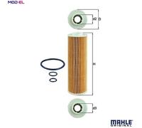 KNECHT OX 183/5D Oil Filter for AUDI,MERCEDES-BENZ,MERCEDES-BENZ (BBDC)