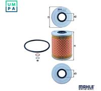 MAHLE OX 187D Oil filter