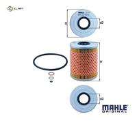 Mahle Oil Filter OX187D fits BMW 3 Series M3 Z3 OE Matching Fit & Quality New