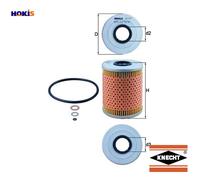 OIL FILTER OX 187D FOR WIESMANN BMW 3/E46/Z/E6/Roadster/Convertible Z3/E36 Z4