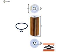 MAHLE Original Oil Filter OX201D - OE Fit for Mercedes A-Class/B-Class/Vaneo