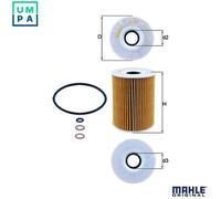 Oil filter Filter Insert OX 254D2 KNECHT for BMW 5 6 6 Convertible 5 Touring