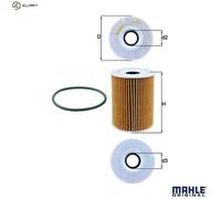 MAHLE OX 254D5 Oil filter